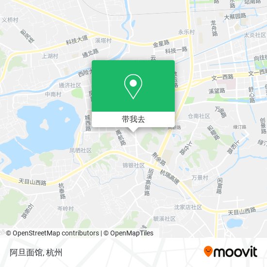 阿旦面馆地图