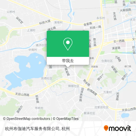 杭州布伽迪汽车服务有限公司地图