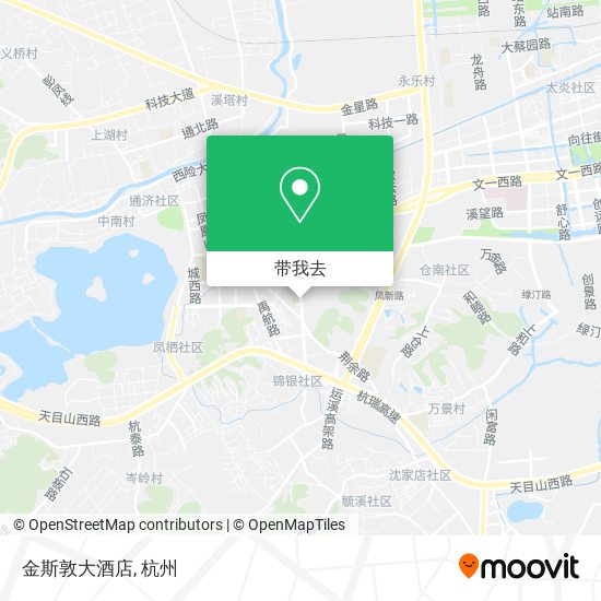 金斯敦大酒店地图