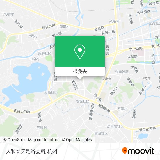 人和春天足浴会所地图