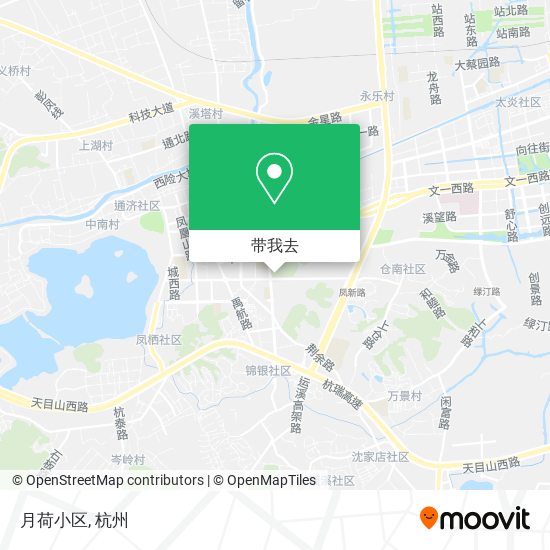 月荷小区地图
