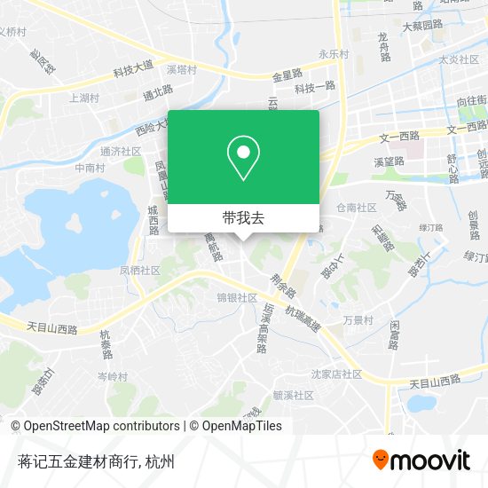 蒋记五金建材商行地图