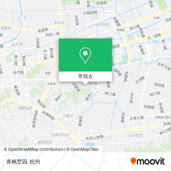 青枫墅园地图