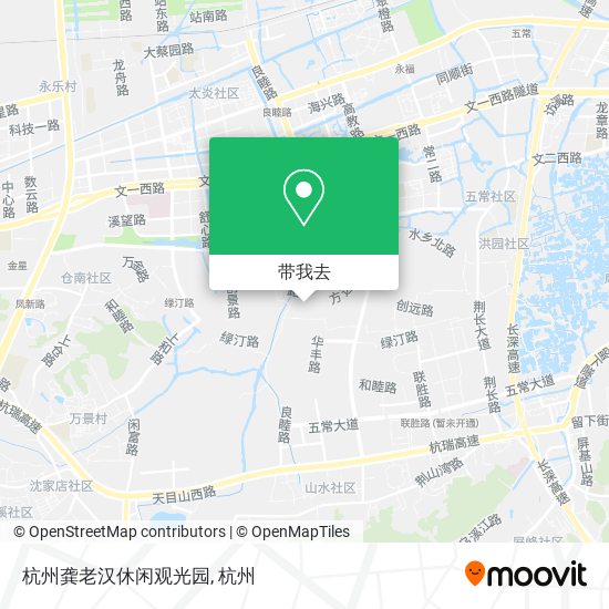 杭州龚老汉休闲观光园地图