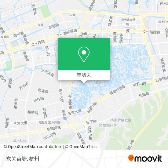 东关荷塘地图