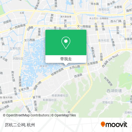 厉杭二公祠地图