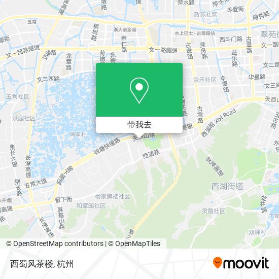 西蜀风茶楼地图