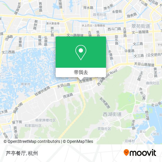 芦亭餐厅地图