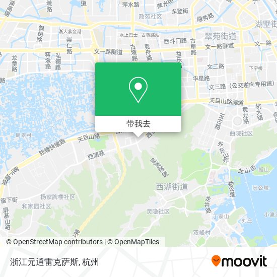 浙江元通雷克萨斯地图