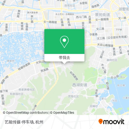 艺能传媒-停车场地图