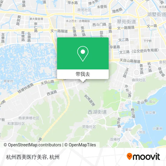 杭州西美医疗美容地图