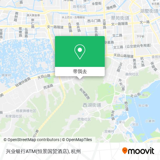 兴业银行ATM(恒景国贸酒店)地图