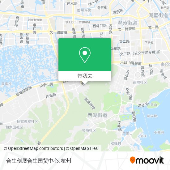 合生创展合生国贸中心地图