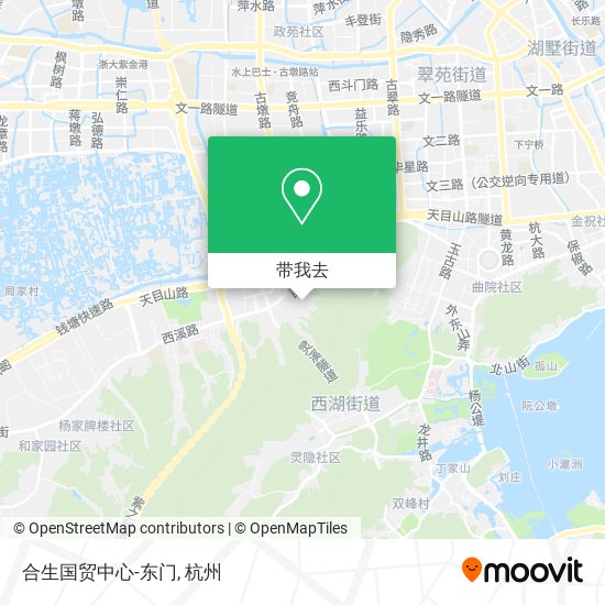 合生国贸中心-东门地图