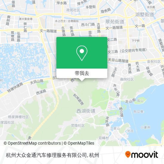 杭州大众金通汽车修理服务有限公司地图