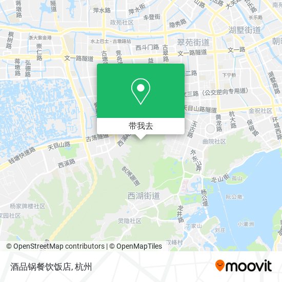 酒品锅餐饮饭店地图