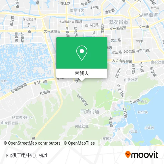 西湖广电中心地图