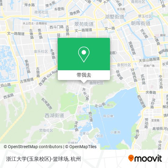 浙江大学(玉泉校区)-篮球场地图