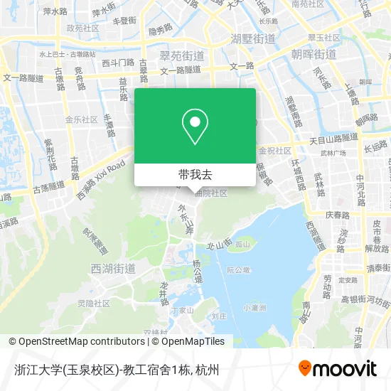 浙江大学(玉泉校区)-教工宿舍1栋地图