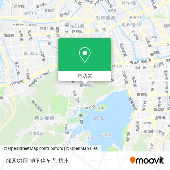 绿园C1区-地下停车库地图
