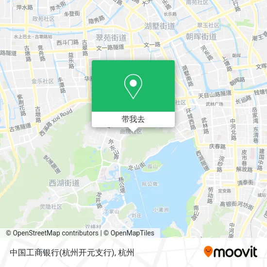 中国工商银行(杭州开元支行)地图