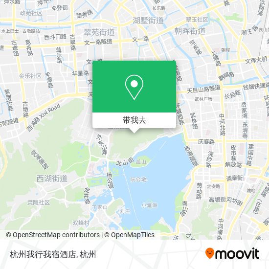 杭州我行我宿酒店地图