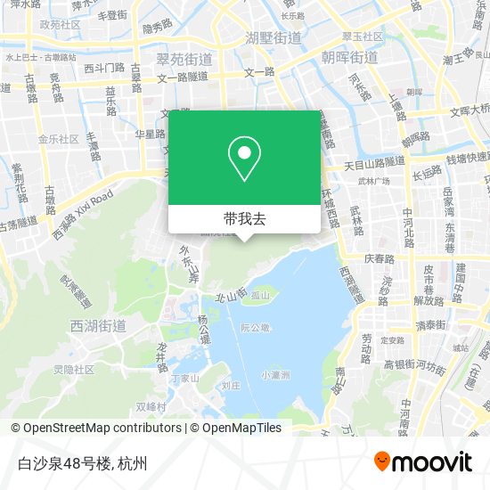 白沙泉48号楼地图