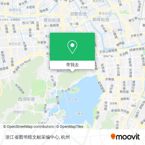 浙江省图书馆文献采编中心地图