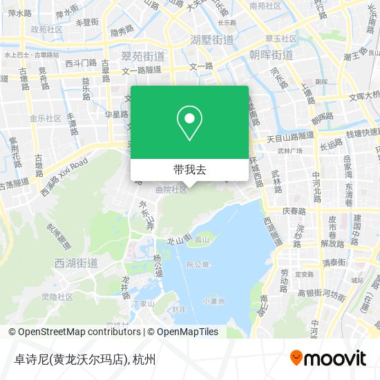 卓诗尼(黄龙沃尔玛店)地图