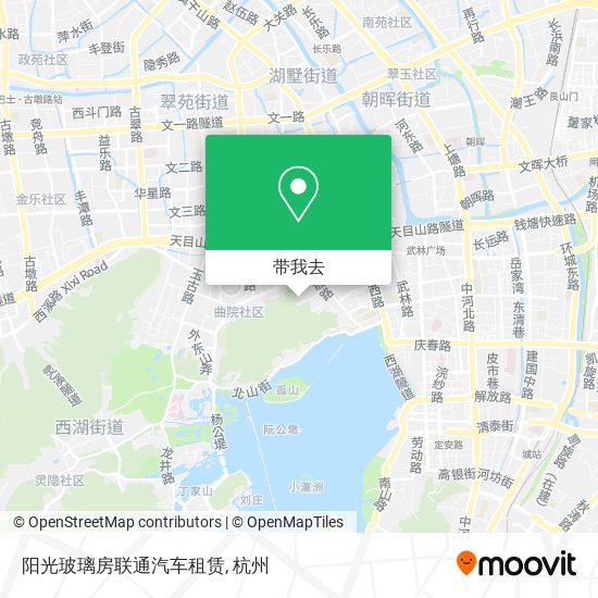 阳光玻璃房联通汽车租赁地图