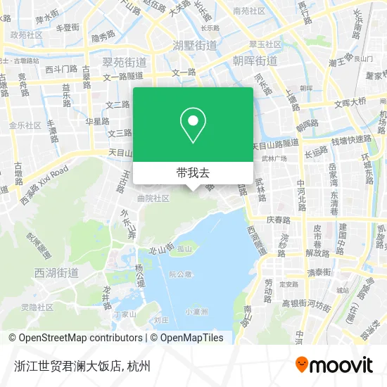 浙江世贸君澜大饭店地图