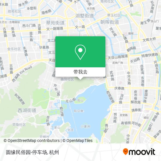 圆缘民俗园-停车场地图