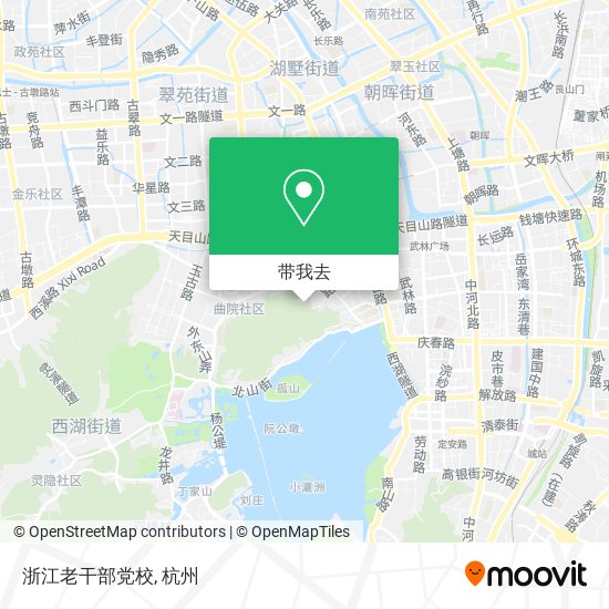 浙江老干部党校地图