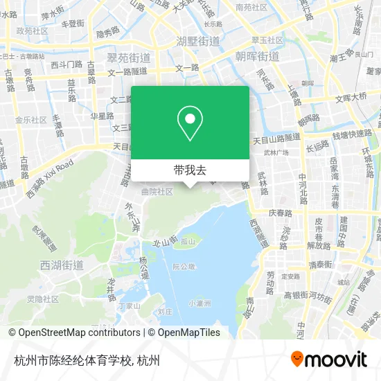 杭州市陈经纶体育学校地图