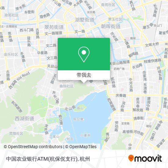 中国农业银行ATM(杭保侻支行)地图