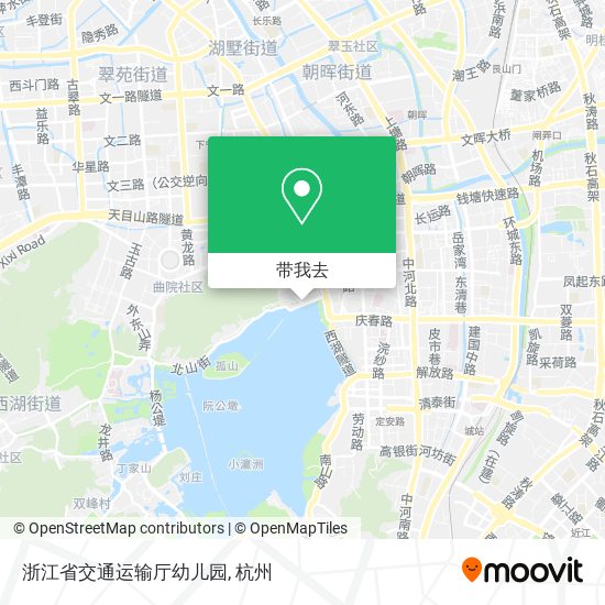 浙江省交通运输厅幼儿园地图