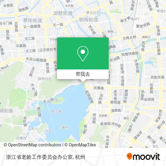 浙江省老龄工作委员会办公室地图