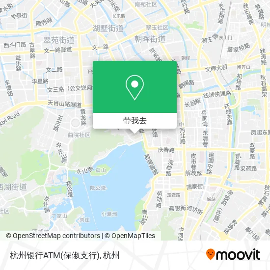 杭州银行ATM(保俶支行)地图