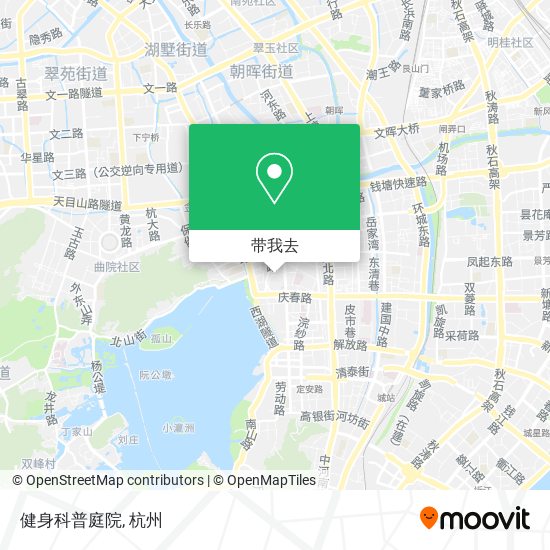 健身科普庭院地图