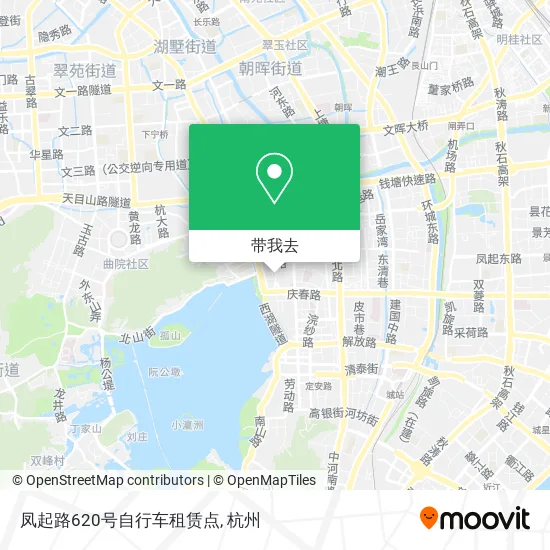 凤起路620号自行车租赁点地图