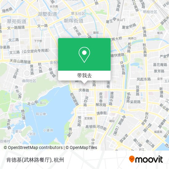肯德基(武林路餐厅)地图