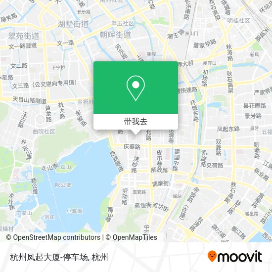 杭州凤起大厦-停车场地图