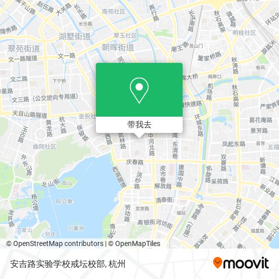 安吉路实验学校戒坛校部地图