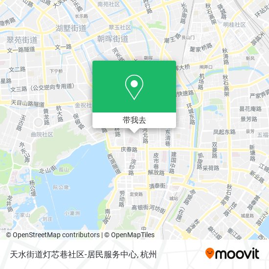 天水街道灯芯巷社区-居民服务中心地图
