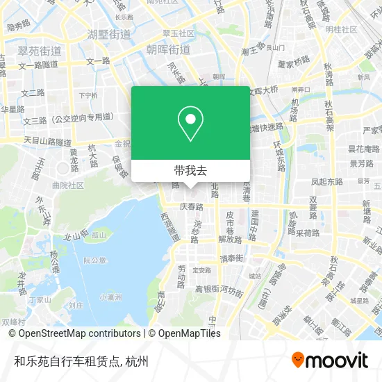 和乐苑自行车租赁点地图