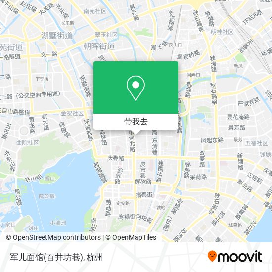 军儿面馆(百井坊巷)地图