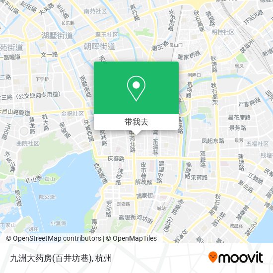 九洲大药房(百井坊巷)地图