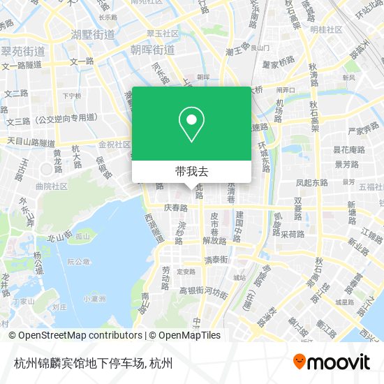 杭州锦麟宾馆地下停车场地图