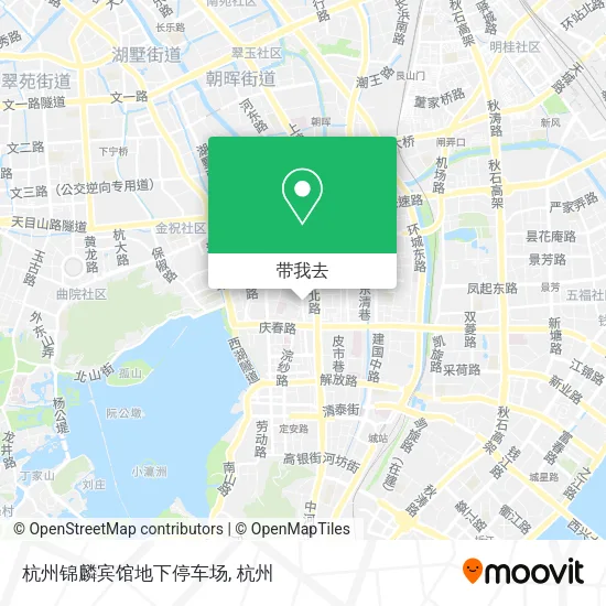 杭州锦麟宾馆地下停车场地图