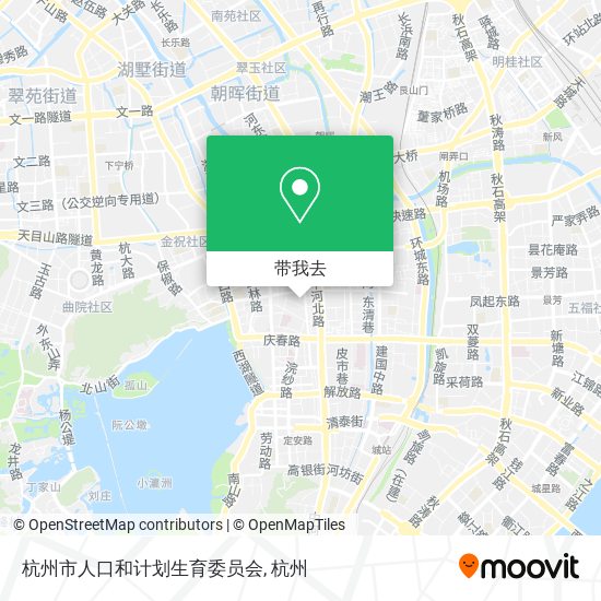 杭州市人口和计划生育委员会地图